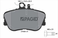 Pagid Bremsbelagsatz BremsklöTze FüR Mercedes-Benz C-Klasse W202 S202