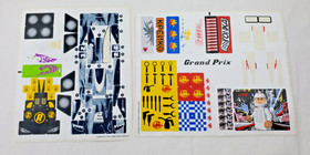 LEGO Speed Racer 8161 Grand Prix Race Complete Retired Unused Stickers EUC