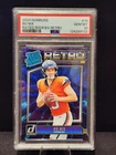 2024 Panini Donruss - Rated Rookie Retro Bo Nix #19 (RC) PSA 10