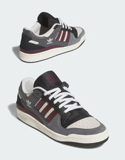 adidas Forum 84 Low ADV HQ9421 Grey Three Maroon Alumina Men's Size