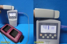 Nellcor OxiMax N-65 Handheld Pulse Oximeter W/ DS-100A Sensor & Case ~ 37957