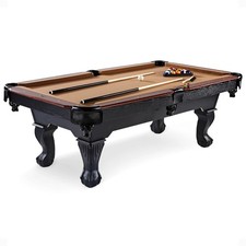 Barrington Billiards 7.5' Pocket Table w/Pool Ball Cue Stick Set Open Box