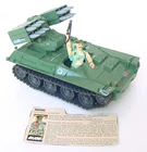 1983 HASBRO 8" WOLVERINE ARMORED MISSILE VEHICLE w GUNG HO FIGURE & WEAPON