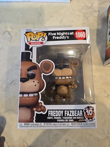 FREDDY FAZBEAR - Five Nights at Freddy's Funko POP! Games #1060 Figure Free Ship
