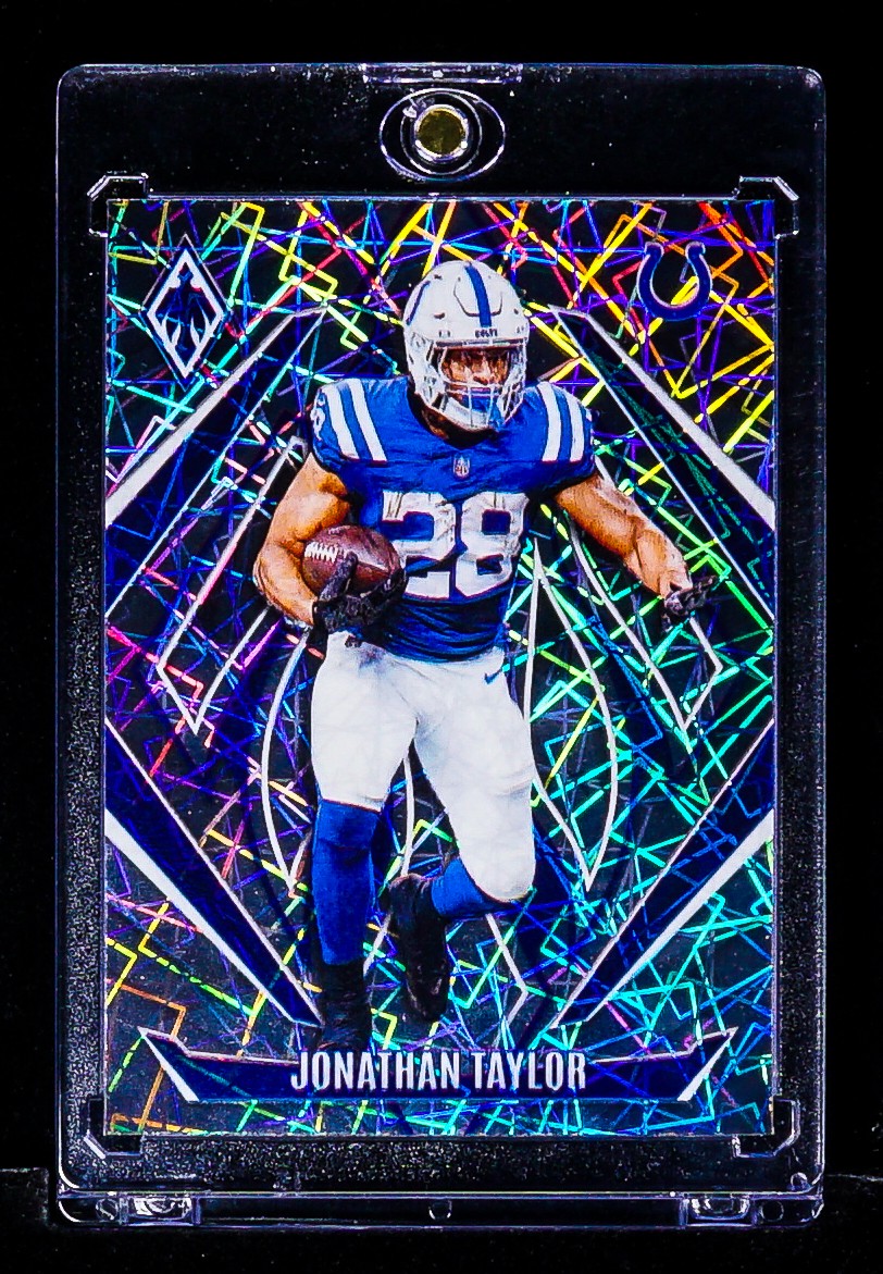 Jonathan Taylor RARE REFRACTOR LAZER HOLO PRIZM INVESTMENT CARD Colts SSP