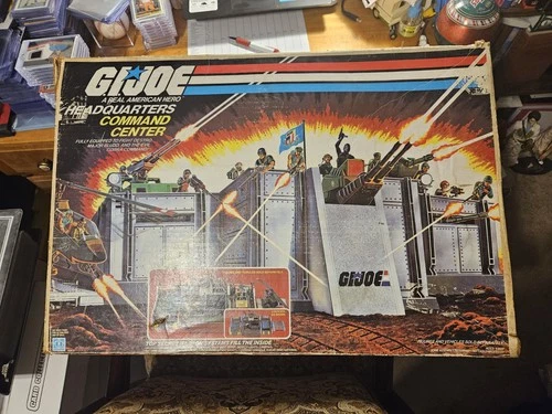 1983 Vintage Hasbro GI JOE Headquarters Command Center COMPLETE w/Box ARAH G.I.