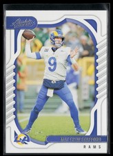 Matthew Stafford 2022 Panini Absolute Green #34 Los Angeles Rams