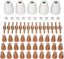 ARCCAPTAIN 60PCS PT31 Plasma Cutting Consumables Fit CUT-40 CUT-50D CT-312 Tool