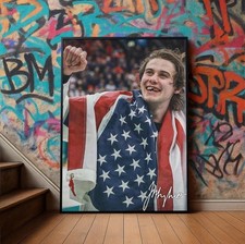 Ice Hockey Champion Golden Goal Poster