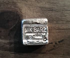 2oz. MK BarZ  .999 Poured Fine Silver Classic Cube