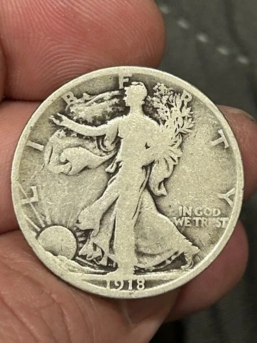 1918 S Liberty Walking Half Dollar~ SEMI KEY DATE