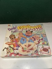 READY! SET! SPAGHETTI! 1989 Milton Bradley Board Game 100% Complete