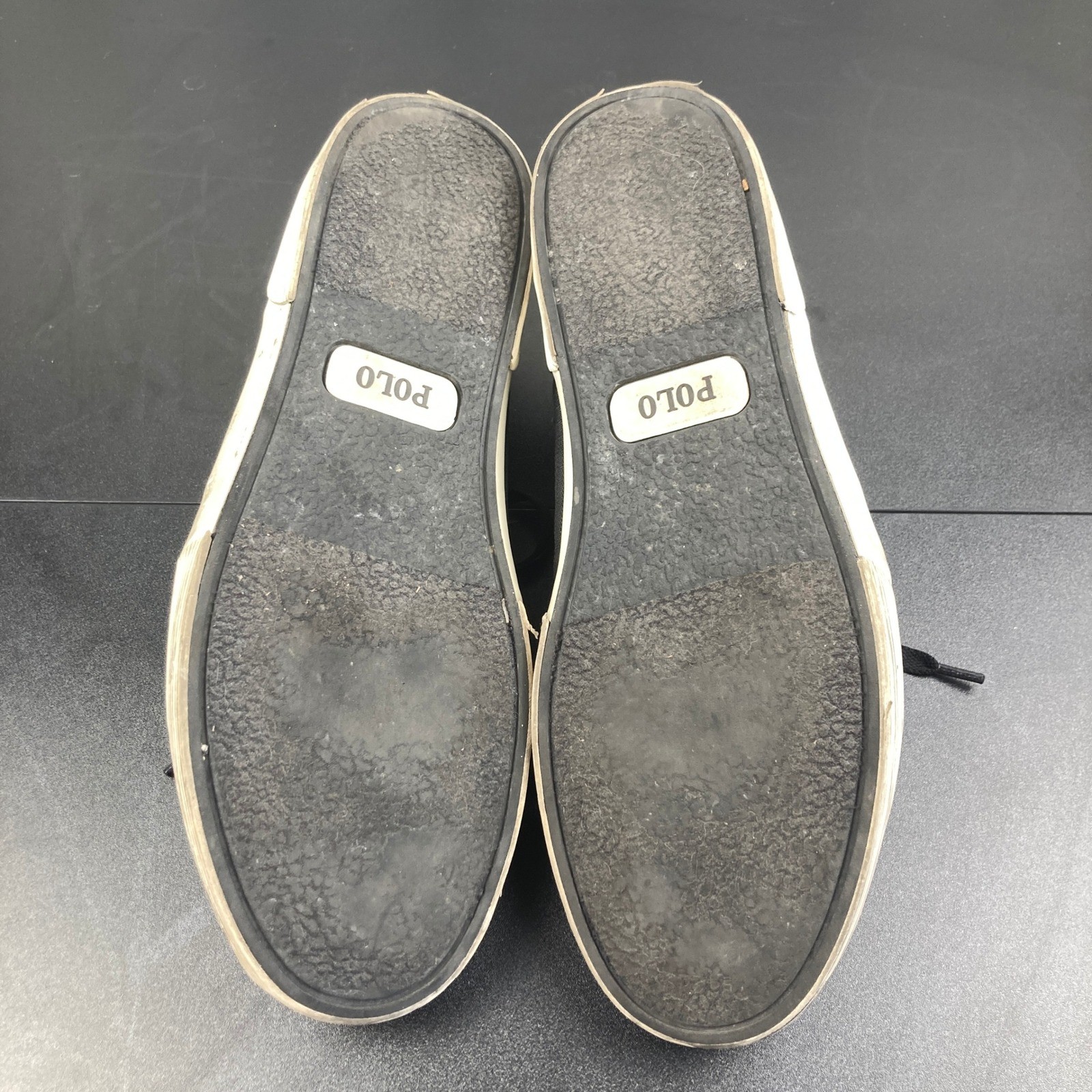 Polo Ralph Lauren Faxon Low Black Canvas Casual Shoes Sneakers Men's Size 9D thumbnail 2