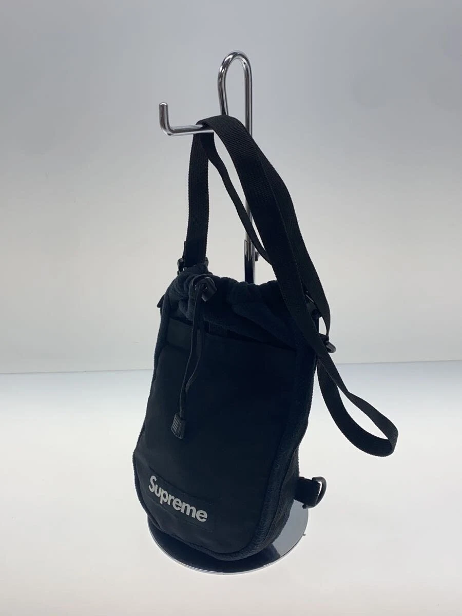 Supreme 24Fw/Sac à bandoulière Polartec/Sac à bandoulière/Polyester/Noir