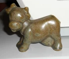 VINTAGE FRANKOMA GRACETONE ADA CLAY DAIRY COW FIGURE PLANTER VASE