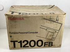 Vintage Toshiba T1200 System Unit Model PA7044 Laptop Portable Personal Computer