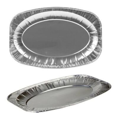 Oval Aluminium Servieren Essen Folie Platte Tablett Sandwich Buffet Einweg Party