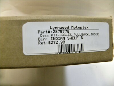 【ひゃつさん専用】 Kit Pullback Cables for Victory Judge - Mfr# 2879778 | eBay