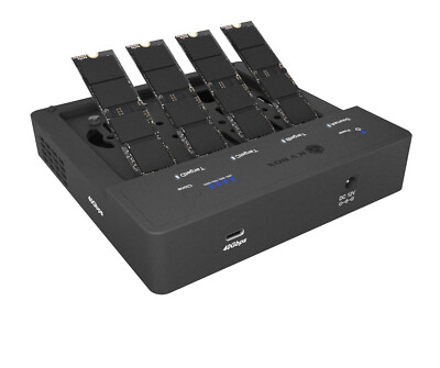 ICY BOX IB-4013MCL-C4 USB4 Klonstation 1:3 Klon 4x M.2 NVMe SSD B-Ware - 61152
