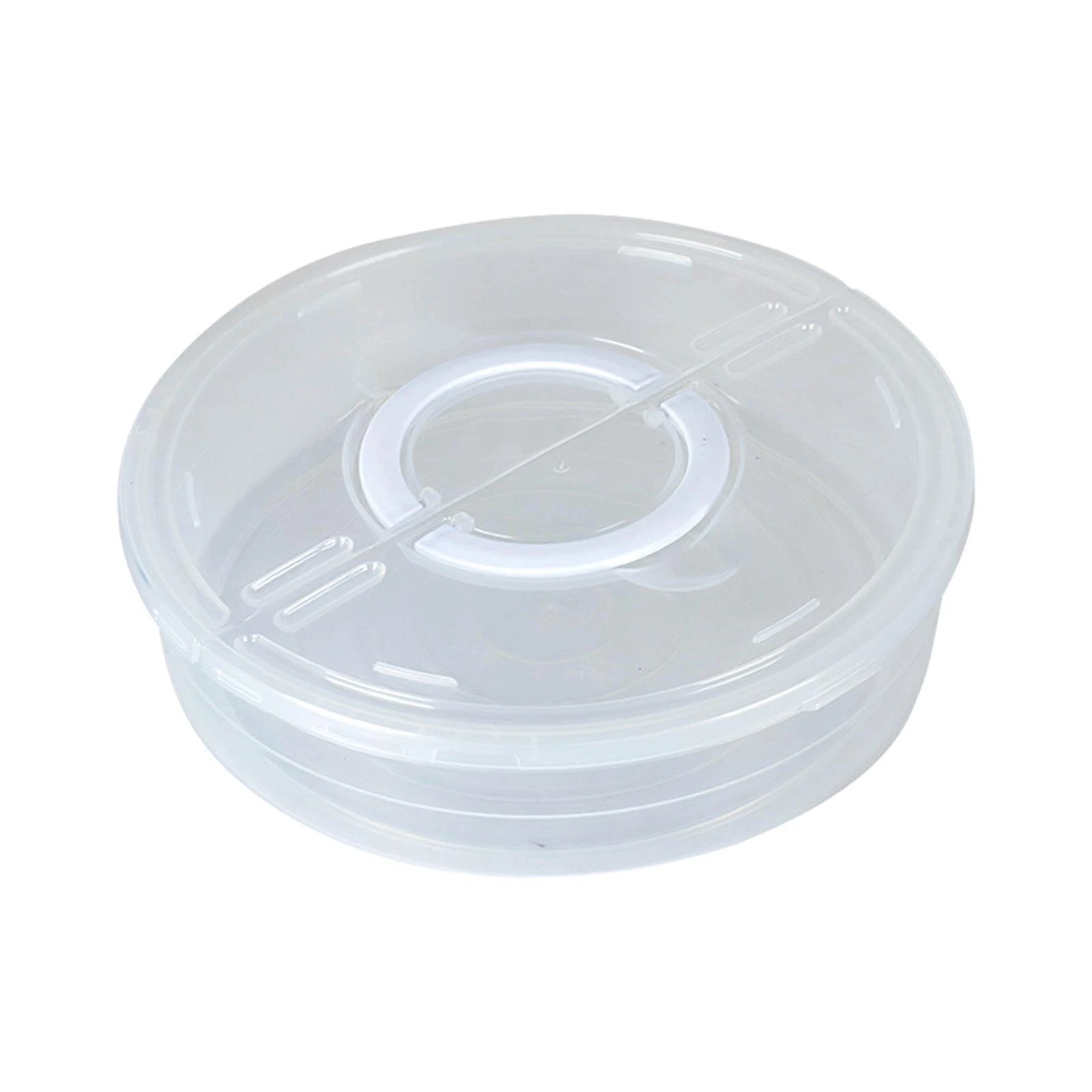Dumplings Organizer for Picnic with Lid and Handle Pie Carrier Food Bento Box