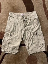 Levi Strauss Boys' 16 Beige Cargo Shorts