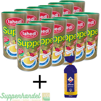 tahedl Suppe Gold 12 x 900g + Suppeneinlage (9,72 EUR/kg)