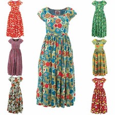 Tea Dress Ministry of Colour Sundress Knee Length Summer Cap Sleeve Boho