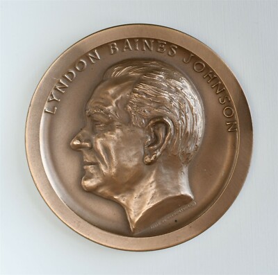 1965 Lyndon Baines Johnson LBJ 2-3/4