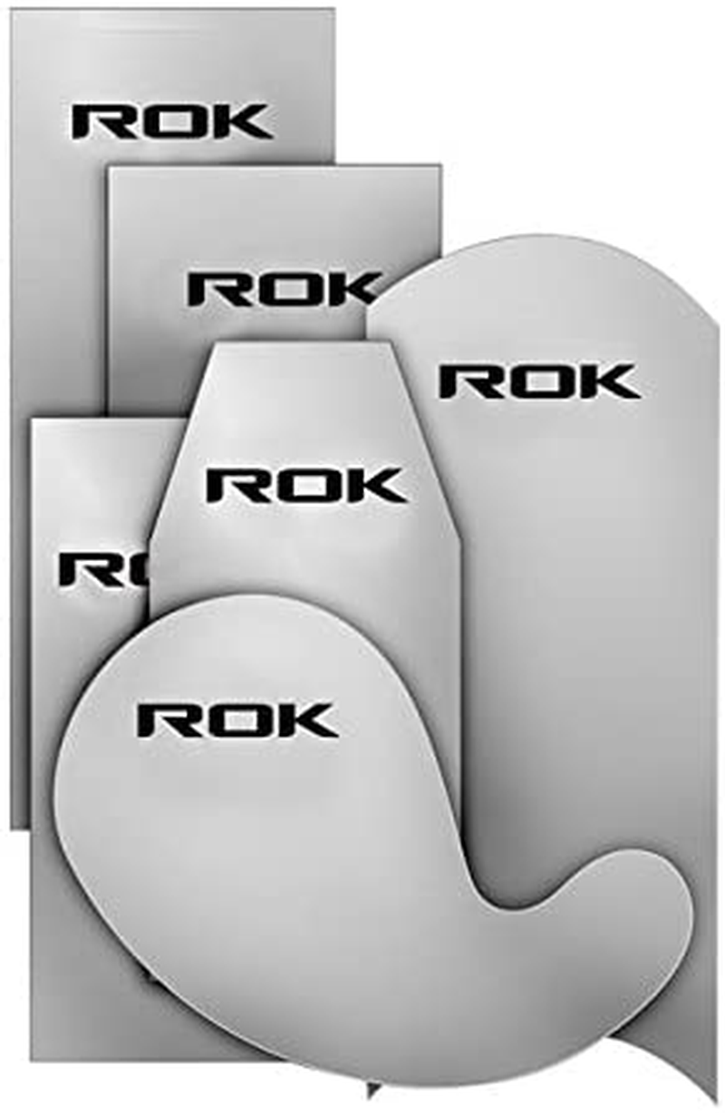 6 Piece Scraper Set for Woodworking Fine cutting Flexible