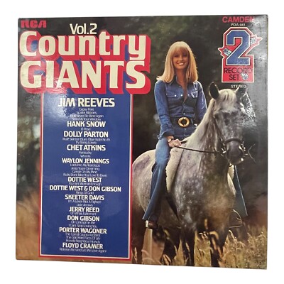 Country Giants Vol 2 - Jim Reeves, Dolly Parton, Hank Snow - Vinyl 2LP