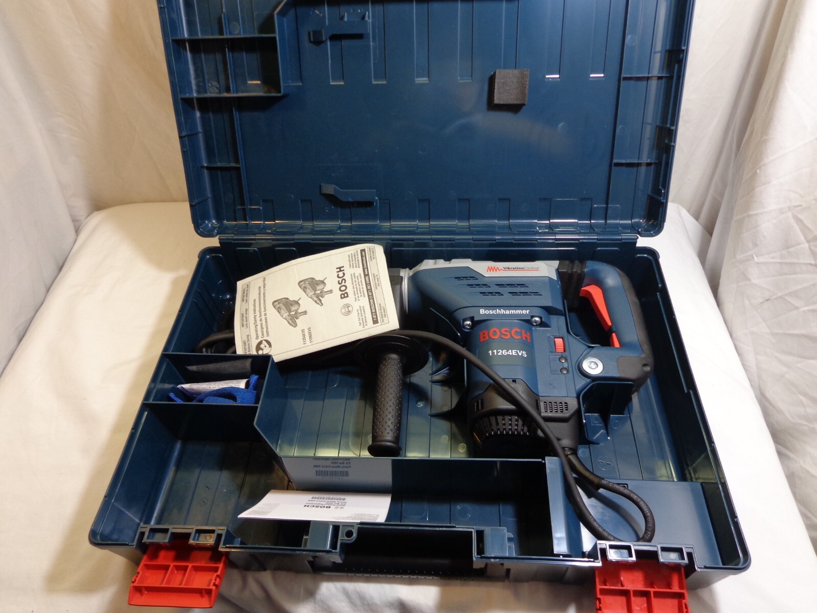 BOSCH CORDED 1 5/8" SDS MAX ROTARY HAMMER DRILL W/CASE NEW 11264EVS eBay