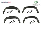 landrover defender wheel arch spat set landrover defender eyebrow set matt black