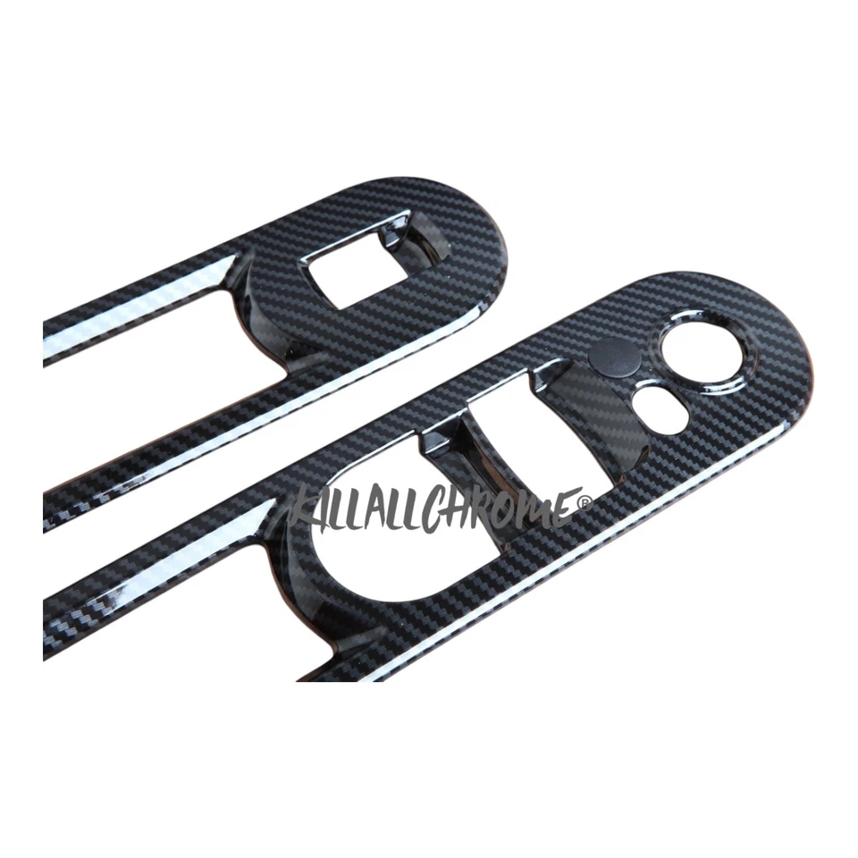 MINI F54 Clubman Carbon Look Interruttore Finestra Copri Trims JCW VENDITORE UK - Immagine 4 di 4