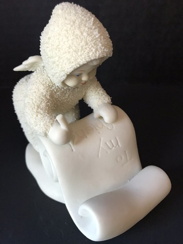Snowbabies Dept 56 “To My Friend” Letter No Box