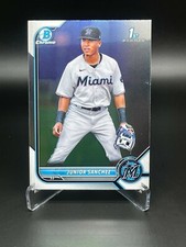 2022 Bowman Chrome 1st Prospect #BCP-111 Junior Sanchez - Marlins -Free Shipping