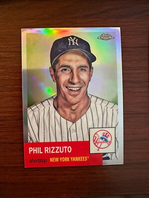 2022 Topps Chrome Platinum Anniversary Phil Rizzuto #366 Refractor | eBay