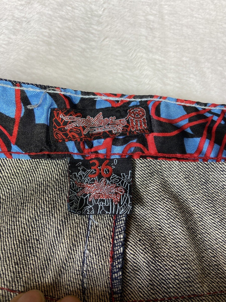 Vintage Miskeen Baggy Pants 36 Black Jeans Denim Y2K Skater Vintage Miskeen Baggy Pants 36 Black Jeans Denim Y2K Skater