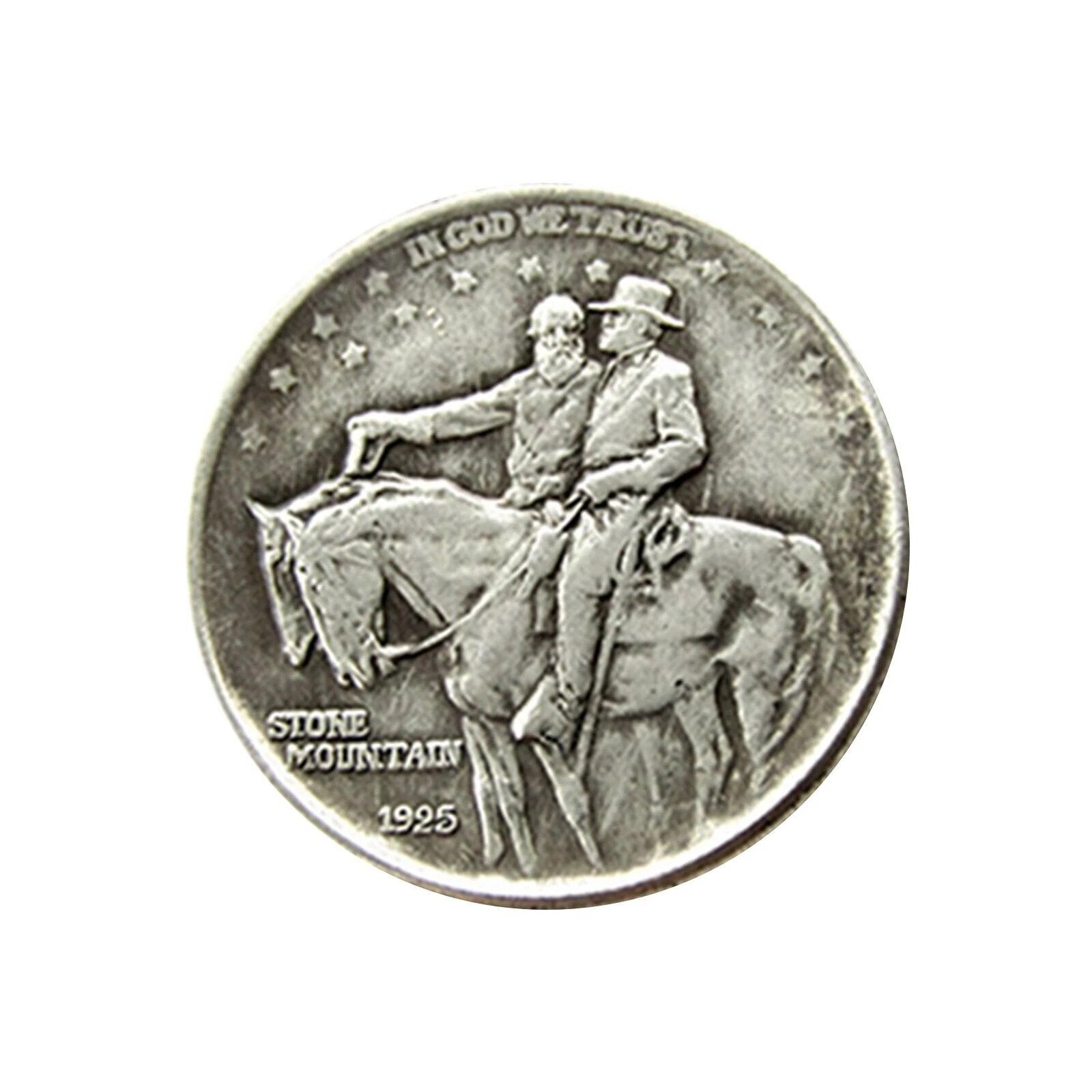 Look! 1925 Stone Mountain Silver Half Dollar – U.S. Classic Commemorative Coin