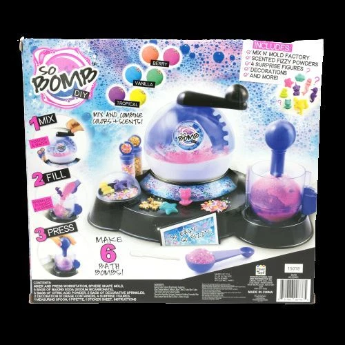 So Bomb DIY Badebombe Fabrik mehrfarbig duftend 6 sprudelnde Badebomben brandneu - Bild 12 von 12