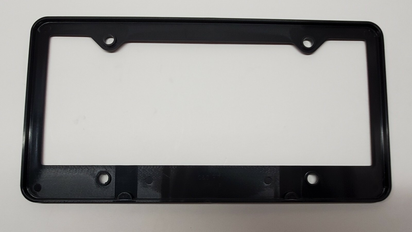John Deere Ottumwa Works License Plate Frame Plastic Black with White