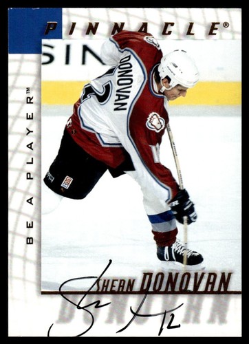 1997-98 Pinnacle Be A Player Autograph Shean Donovan Colorado Avalanche #142 - Bild 1 von 2