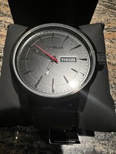 Mens Watch Express black stainless steel mens watch New In Box