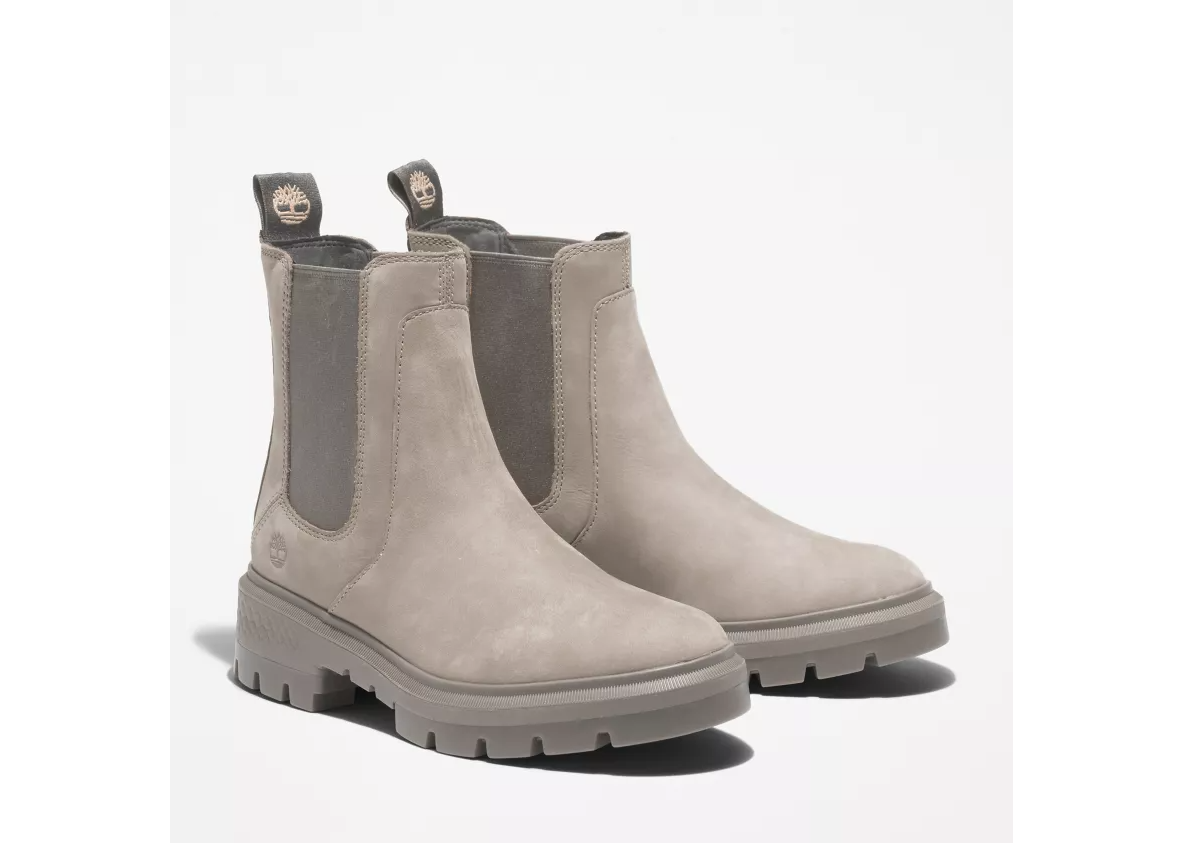 Timberland Cortina Valley Chelsea Boots Taupe Leather Women's