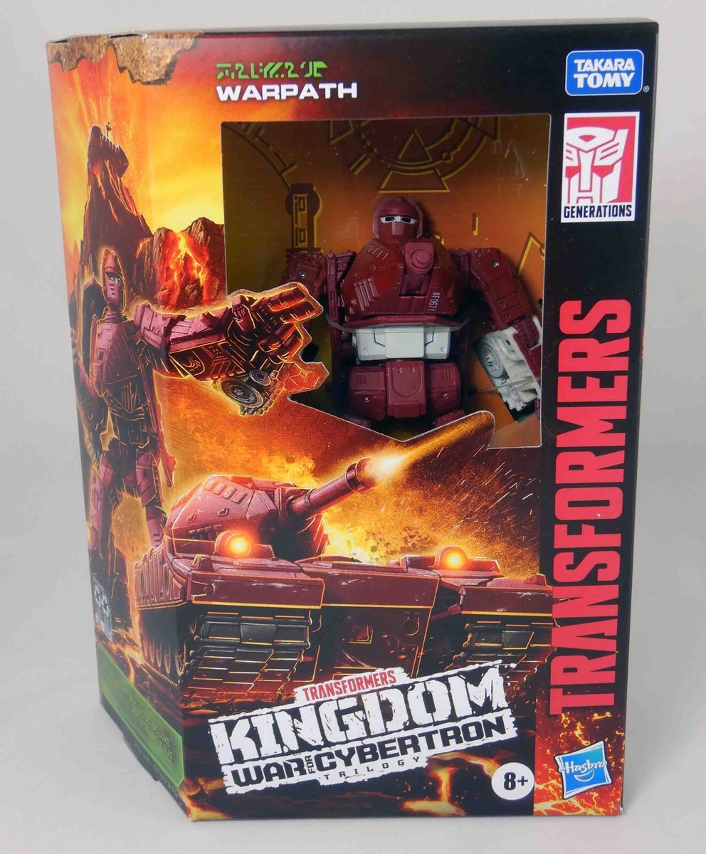 NEW Transformers WFC-K6 Kingdom WARPATH Deluxe Class Figure
