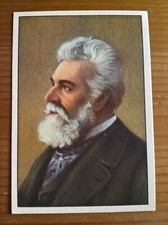 Gutermann trade card: Alexander Graham Bell, Famous Men 1938 no. 44