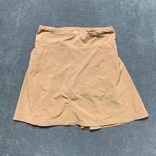 Athleta Girl School Day Skort Girls Medium 8-10 Brownstone Beige Stretch Pull On