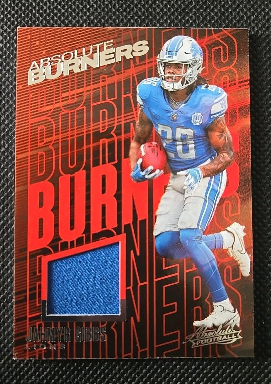 Jahmyr Gibbs Panini Absolute Absolute Burners Relic #AB13 Base
