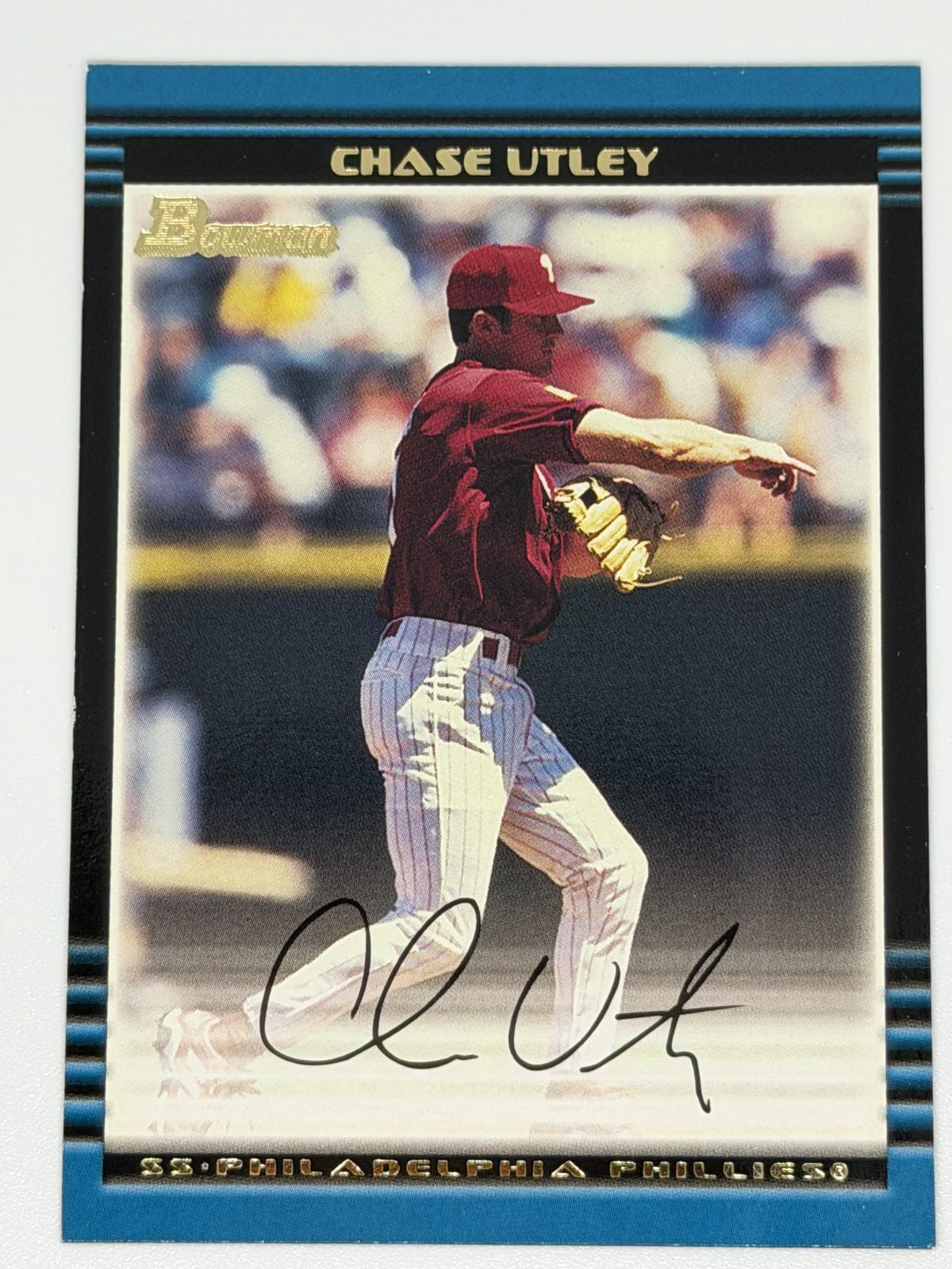 Chase Utley 2002 Bowman #264 Philadelphia Phillies