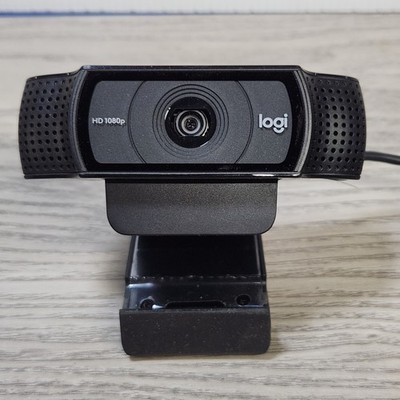 Logitech V-U0028 C920E Hd 1080P Usb Webcam Built-In Mic Made In Taiwan Black