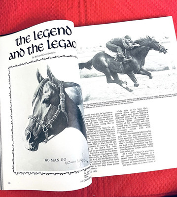 SALE!  1979 QUARTER HORSE JOURNAL Book - ''GO MAN GO'' 14 PG ARTICLE!  RACE ISSUE!